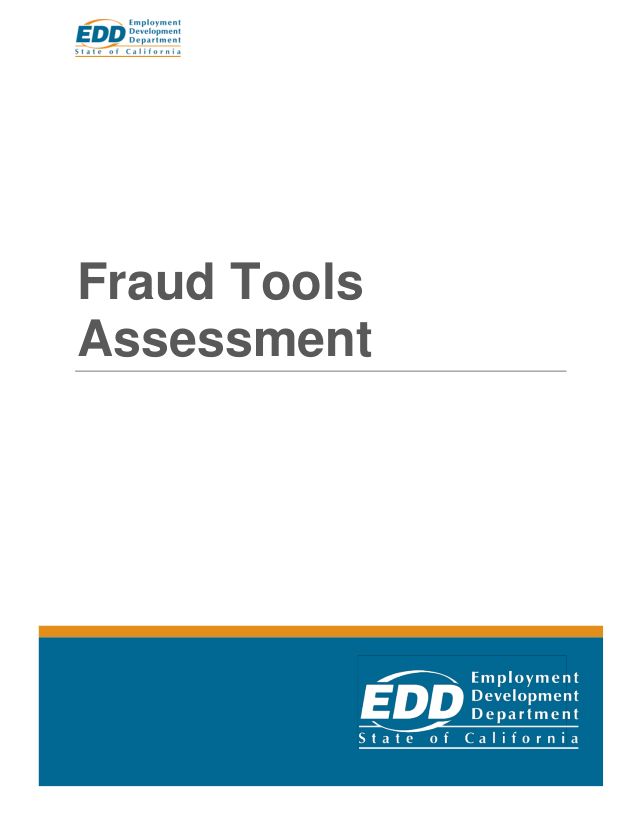 First page of Fraud Tools Assessment